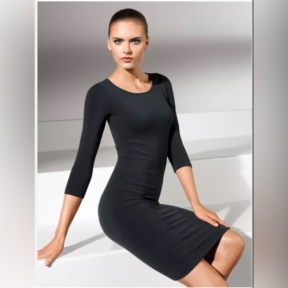 NWT $490 Wolford Barcelona Dress in Black